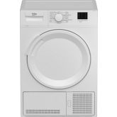 Beko DTLCE80041W 8Kg Condenser Tumble Dryer - White - B Energy Rated