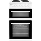 Beko EDP503W Double Oven Electric Cooker A Rated On Energy