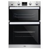 Belling BI902FP Stainless Steel, Built In Double Oven, Soft Close Doors, Timer, White Led Display
