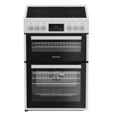 Blomberg HKRN651W 60Cm Double Oven Electric Cooker With Vitroceramic Hob - White