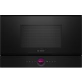 Bosch BFL7221B1B Series 8, Built-in microwave oven, Black, 21L