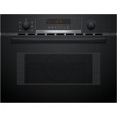 Bosch CMA583MB0B Series 4 - Built-in Compact microwave oven with hot air - 60 x 45 cm - Black