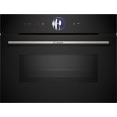 Bosch CMG7361B1B Series 8, Built-in compact oven with microwave function, 60 x 45 cm, Black