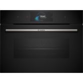 Bosch CSG7584B1 Series 8, Built-in compact oven with steam function, 60 x 45 cm, Black