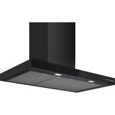 Series 6, Wall-mounted cooker hood, 90 cm, Matt black