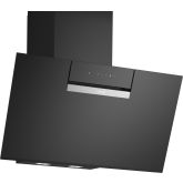 Bosch DWK87FN60B Series 4, Wall-Mounted Cooker Hood, 80 Cm, Clear Glass Black Printed