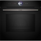 Bosch HMG7764B1B Series 8, Built-in oven with microwave function, Electronic, 14 functions  60 x 60 cm, Black 