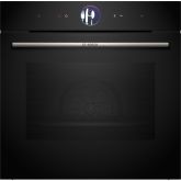 Bosch HRG7764B1B Series 8, Built-in oven with added steam function, 60 x 60 cm, Black