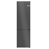 Bosch KGN39OCAFG Series 4, Free-standing fridge-freezer with freezer at bottom, 203 x 60 cm, Cast Iron, Green Collection, Total No Frost