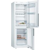 Bosch KGV336WEAG Serie 4 176x60 LowFrost fridge freezer, VitaFresh, metal bottle rack, LED light, In