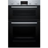 Bosch MBA533BS3B Red LED display, Main oven 5 functions, , EcoClean back. 2nd oven 3 functions