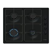Bosch PBP6B6K60 Series 2, Gas hob, 60 cm, Enamel, Black
