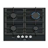 Bosch PCP6A6I90 Series 6, Gas hob, 60 cm, Enamel, Black