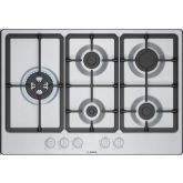 Bosch PGM7B5K90 75Cm, 5 Burners, 3.3Kw Wok, 3 Dishwasher Suitable Cast Iron Pan Supports, New Standa