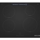 Bosch PIE61ABB5E 60cm Induction Hob, Touch Control, 4 Zones, 17 power levels, timers, PowerBoost all