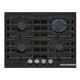 Bosch PPP6A6I40 Series 6, Gas hob, 60 cm, Tempered glass, Black