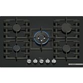 Bosch PPQ7A6I40 Series 6, Gas hob, 75 cm, Tempered glass, Black
