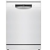Bosch SMS6ZCW10G Series 6, Free-Standing Dishwasher, 60 Cm, White