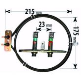 Candy Cooker Fan Oven Element 2 Turn 2000W ELE2014