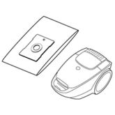 Alaska, Daewoo, Dirt Devil, LG, Philips, Vax Paper Dust Bags SDB285