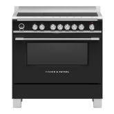 Fisher + Paykel OR90SCI6B1 90cm 5 Zone Induction Pyrolytic Cooker - Black