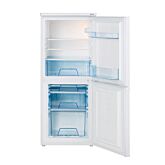 Lec T5039 T5039 50cm Static Fridge Freezer, 93/46 Ltrs, 3.28/1.62 CuFt, 3 Glass Shelves, 1