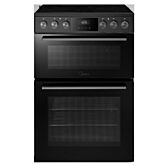 Midea MFO24EME4R118-B K 60Cm Double Oven Cooker With Ceramic Hob - Black