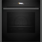 Neff B54CR71G0B N 70, Built-in oven, 60 x 60 cm, Graphite-Grey, Silde & Hide, Pyrolytic Oven