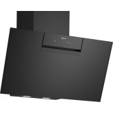 Neff D85IFN1S0B N 50, Wall-mounted cooker hood, 80 cm, clear glass black printed