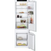 Neff KI5872FE0G N 50, Built-in fridge-freezer with freezer at bottom, 177.2 x 54.1 cm, flat hinge - white