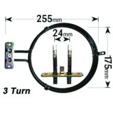 Zanussi Cooker Fan Oven Element 3 Turn 2500W ELE6336