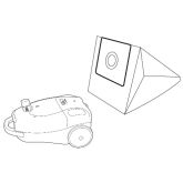 Proaction Replacement Vacuum Cleaner Paper Dust Bags SDB322