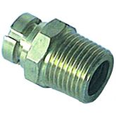 Gas Socket 1/2Inch Bayonet Straight fitting Fits 3/4" gas hose MIS93