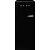 Smeg FAB28LBL3UK 60cm 50s Style Black Left Hand Hinged Fridge with Icebox