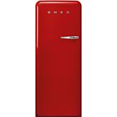Smeg FAB28LRD3UK 60cm 50s Style Red Left Hand Hinged Fridge with Icebox
