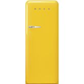 Smeg FAB28RYW3UK 60cm 50s Style Yellow Right Hand Hinged Fridge with Icebox