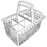 To fit ARISTON, INDESIT, CREDA, HOTPOINT Cutlery Basket MWP51