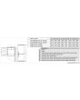 Bosch KGE49AWCAG Series 6, Low Frost Free-standing fridge-freezer with freezer at bottom, 201 x 70 cm, White