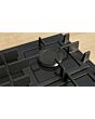 Bosch PNP6B6K40 Series 4, Gas hob, 60 cm, Tempered glass, Black