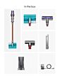 Dyson V10CYCSUB Cordless Cyclone Vacuum - Nickel/Copper