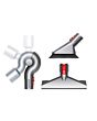 Dyson V8CYCNEWKIT V8cyclonenew Cordless Vacuum With Furniture Cleaning Kit - 60 Minutes Run Time - B