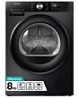 Hisense DH3S802BB3 3S Series Dh3s802bb3 Wifi-Enabled 8Kg Heat Pump Tumble Dryer - Black