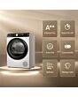 Hisense DH3S802BW3 3S Series Dh3s802bw3 Wifi-Enabled 8Kg Heat Pump Tumble Dryer - White