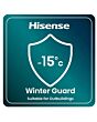 Hisense FUV124D4AWE Integrated Under Counter Freezer With Fixed Door Fixing Kit