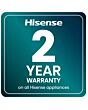 Hisense HS642D90WUK Full-Size Dishwasher - White - 14 Place Settings