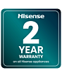Hisense RL170D4BCE Under Counter Larder Fridge - Silver