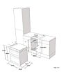 Hotpoint DUH10DIX Duh10dix 59.4Cm Built In Electric Double Oven - Stainless Steel
