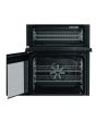 Hotpoint HDE6VDC2B1 60Cm Double Oven Electric Cooker With Ceramic Hob - Black