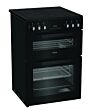 Hotpoint HDE6VDCASB1 50Cm Double Oven Electric Cooker With Ceramic Hob - Black