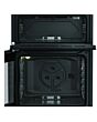 Hotpoint HDG6GDCB1 60Cm Double Oven Gas Cooker With Gas Hob - Black